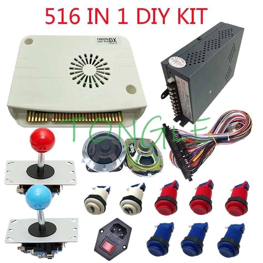 Arcade Cabinet Diy Kit 2 Player - Płytka Arcade SAGA PLUS DX do