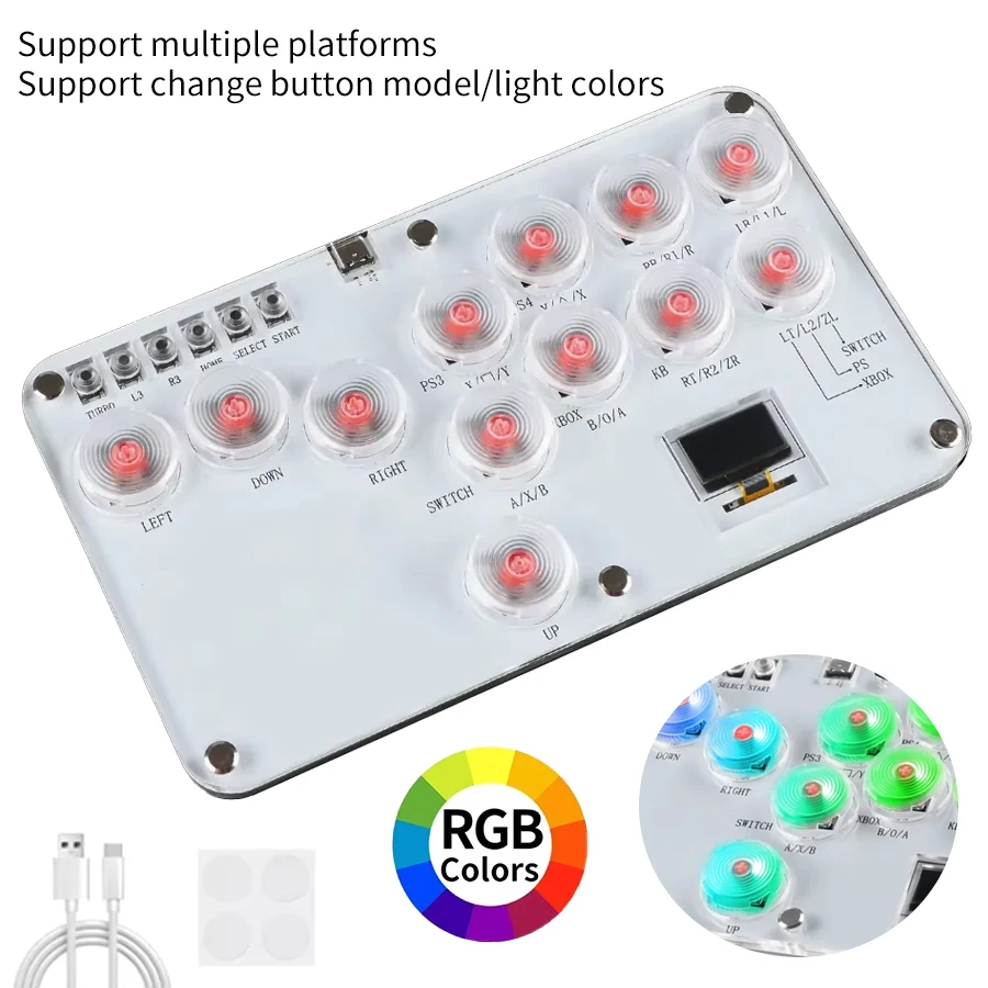 12-klawiszowy kontroler arcade – Arcade Fight Stick Hitbox Leverless recenzja i cena