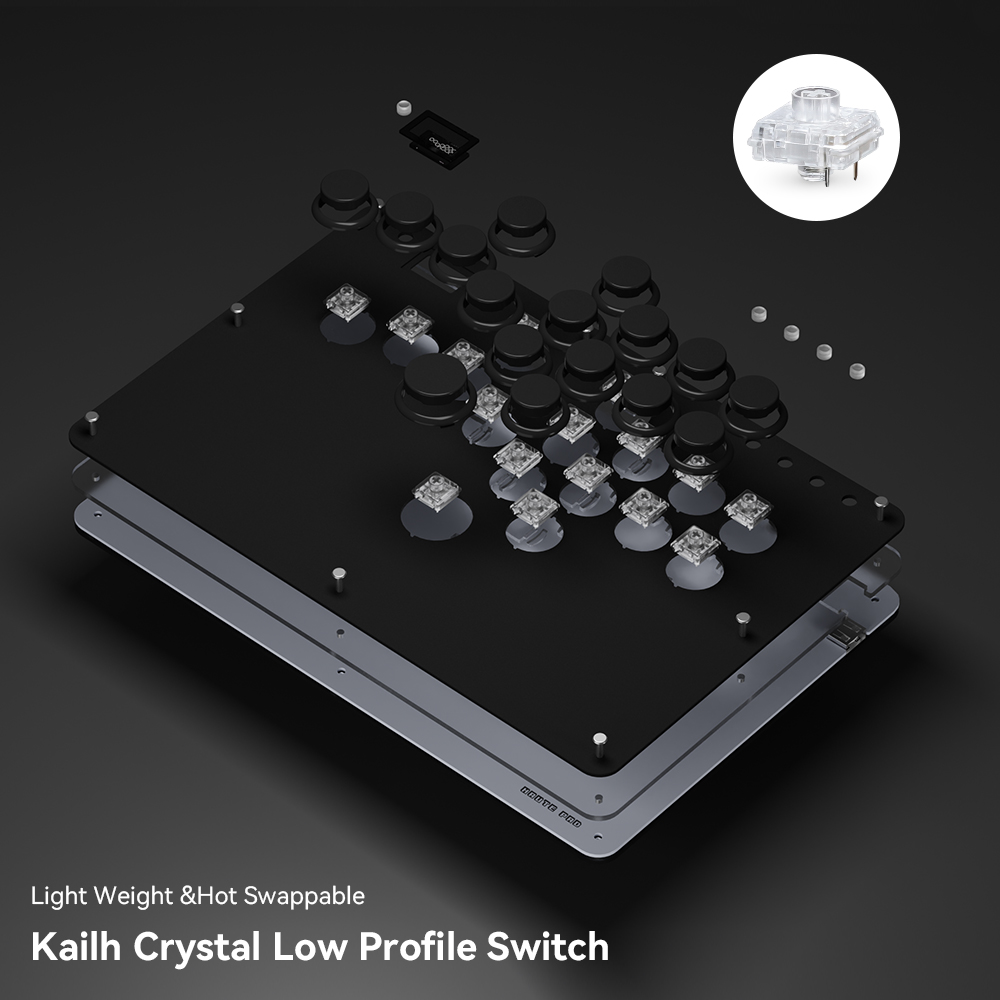 Haute42 Joystick Arcade Leverl – Arcade Fight Stick Hitbox Leverless recenzja i cena