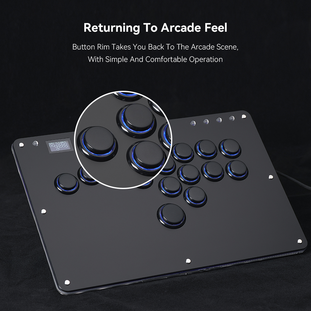 Haute42 Joystick Arcade Leverl – Arcade Fight Stick Hitbox Leverless recenzja i cena