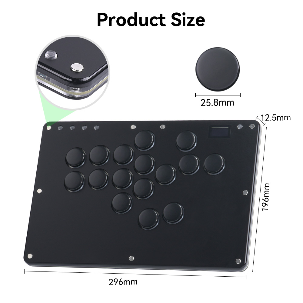 Haute42- COSMOX Anniversary Fi – Arcade Fight Stick Hitbox Leverless recenzja i cena