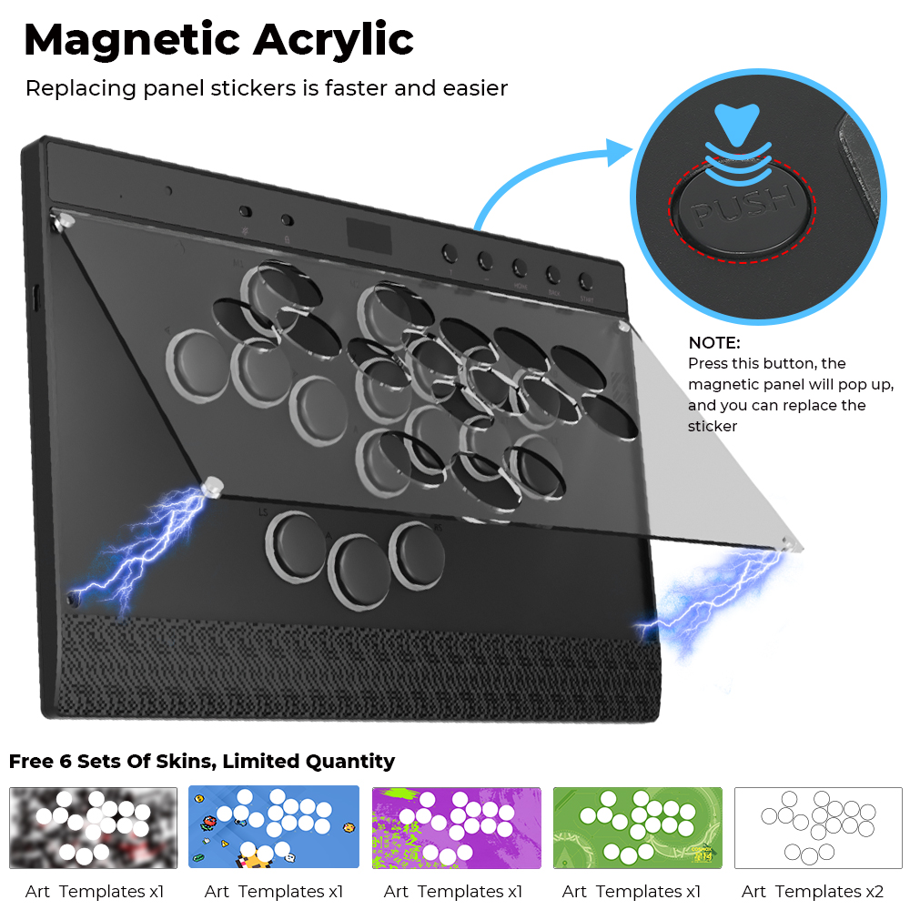 Haute42 C16 Magnetyczny Kontro – Arcade Fight Stick Hitbox Leverless recenzja i cena
