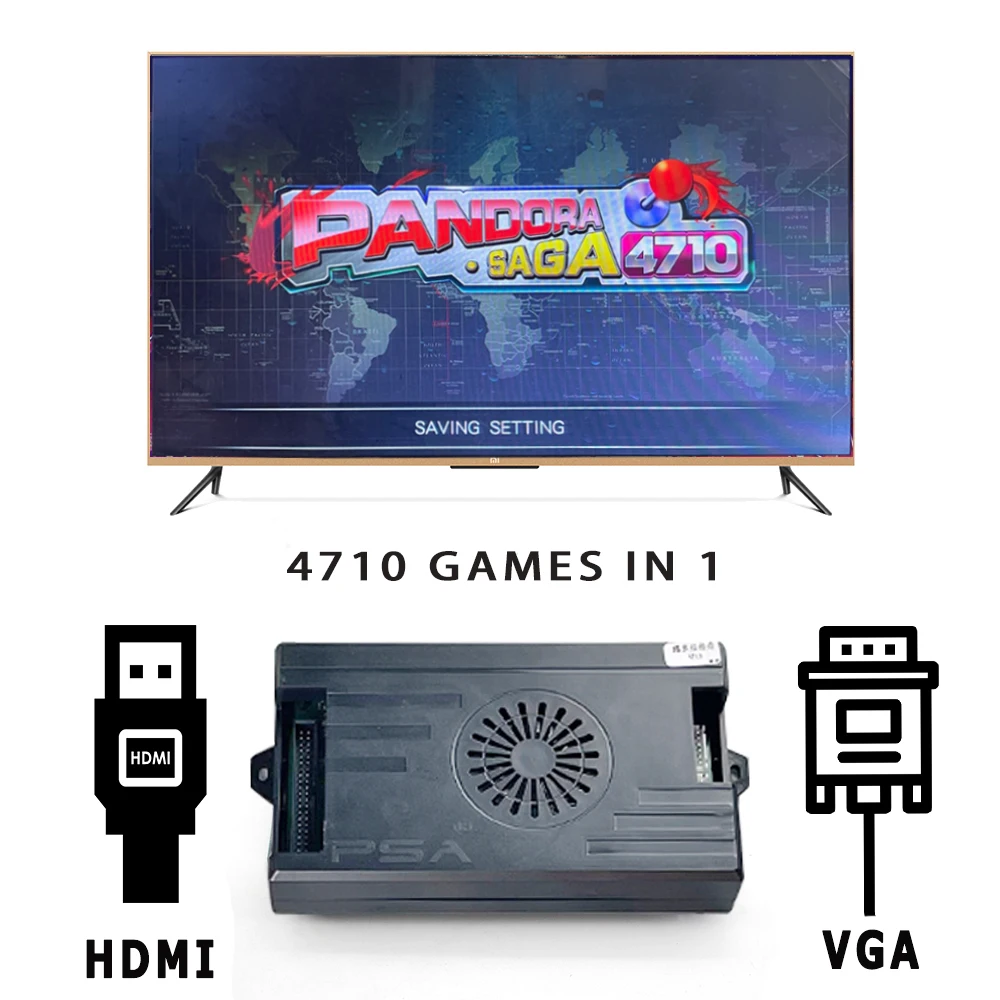 2-gra 4710 w 1 Pandora Saga Bo – Arcade Cabinet Diy Kit 2 Player recenzja i cena