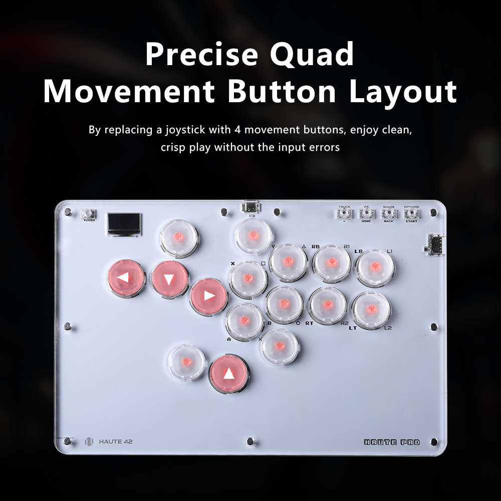 Klawiatura Arcade Haute42 Joys – Arcade Fight Stick Hitbox Leverless recenzja i cena