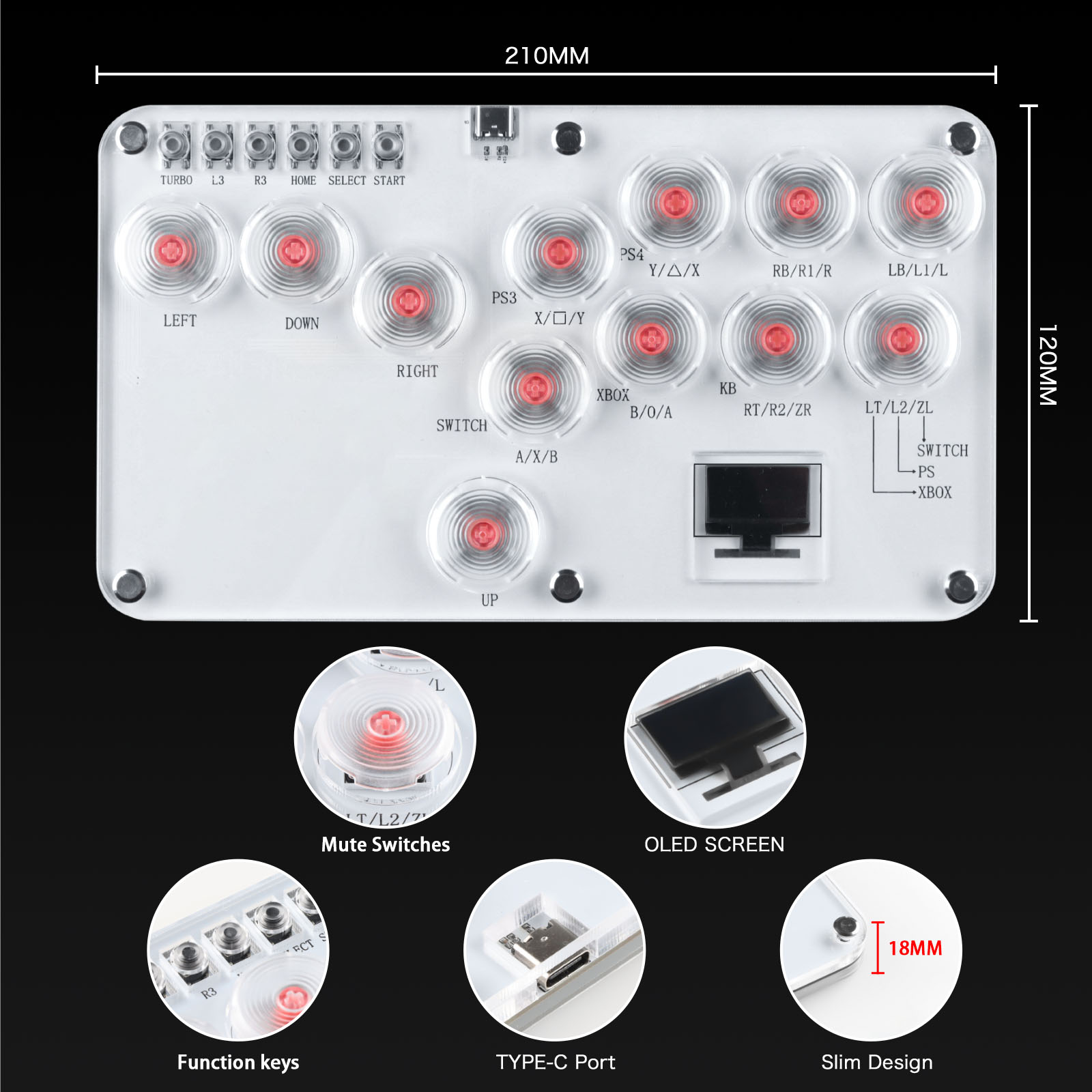 Kontroler Hitbox Bez Dźwigni F – Arcade Fight Stick Hitbox Leverless recenzja i cena