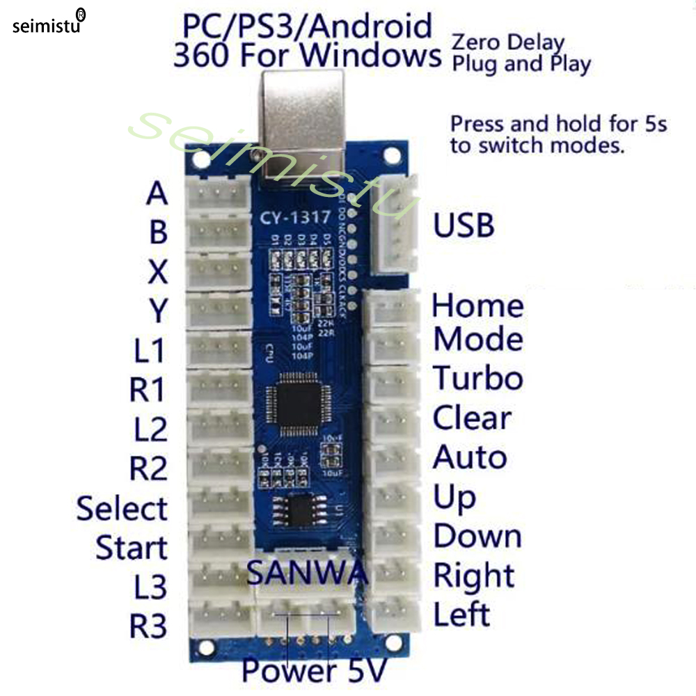 Płytka PCB enkodera joysticka  – Arcade Encoder Board Zero Delay Usb recenzja i cena