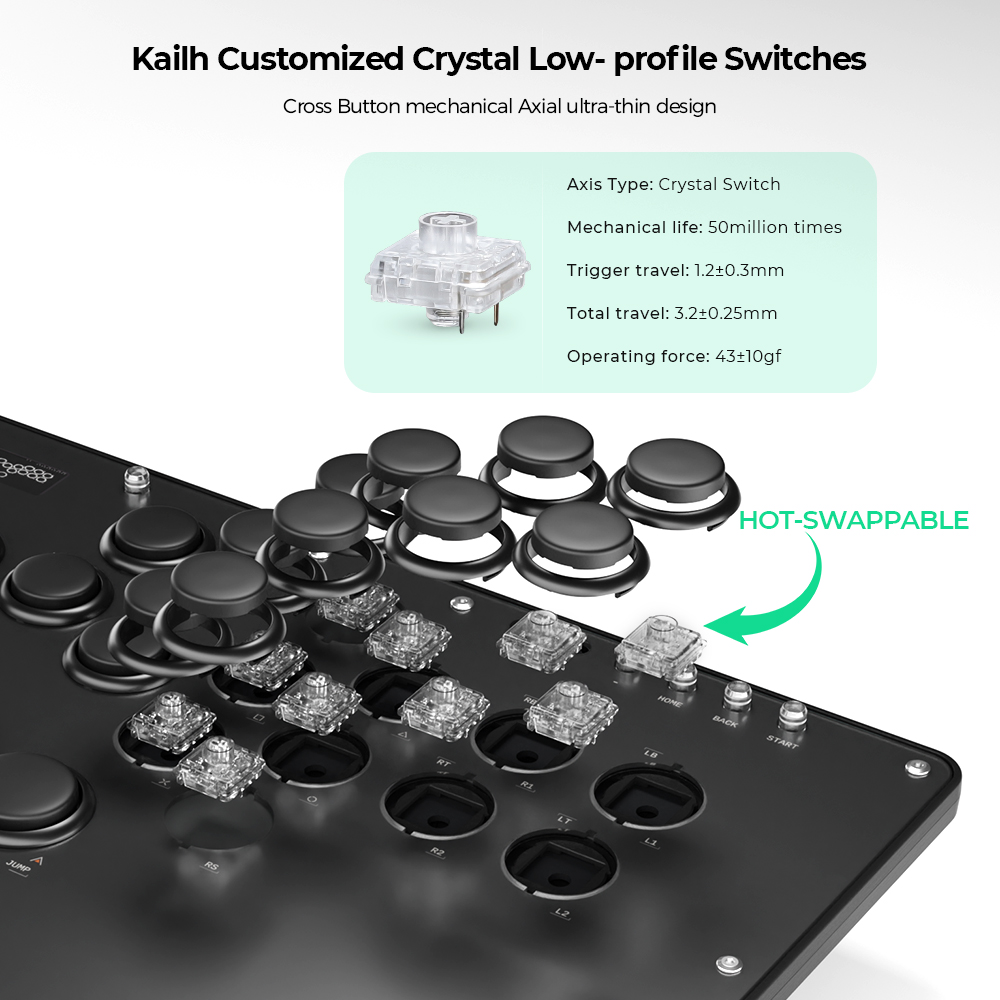 Joystick Arcade Haute42 FightS – Arcade Stick For Ps5 Pc Switch recenzja i cena