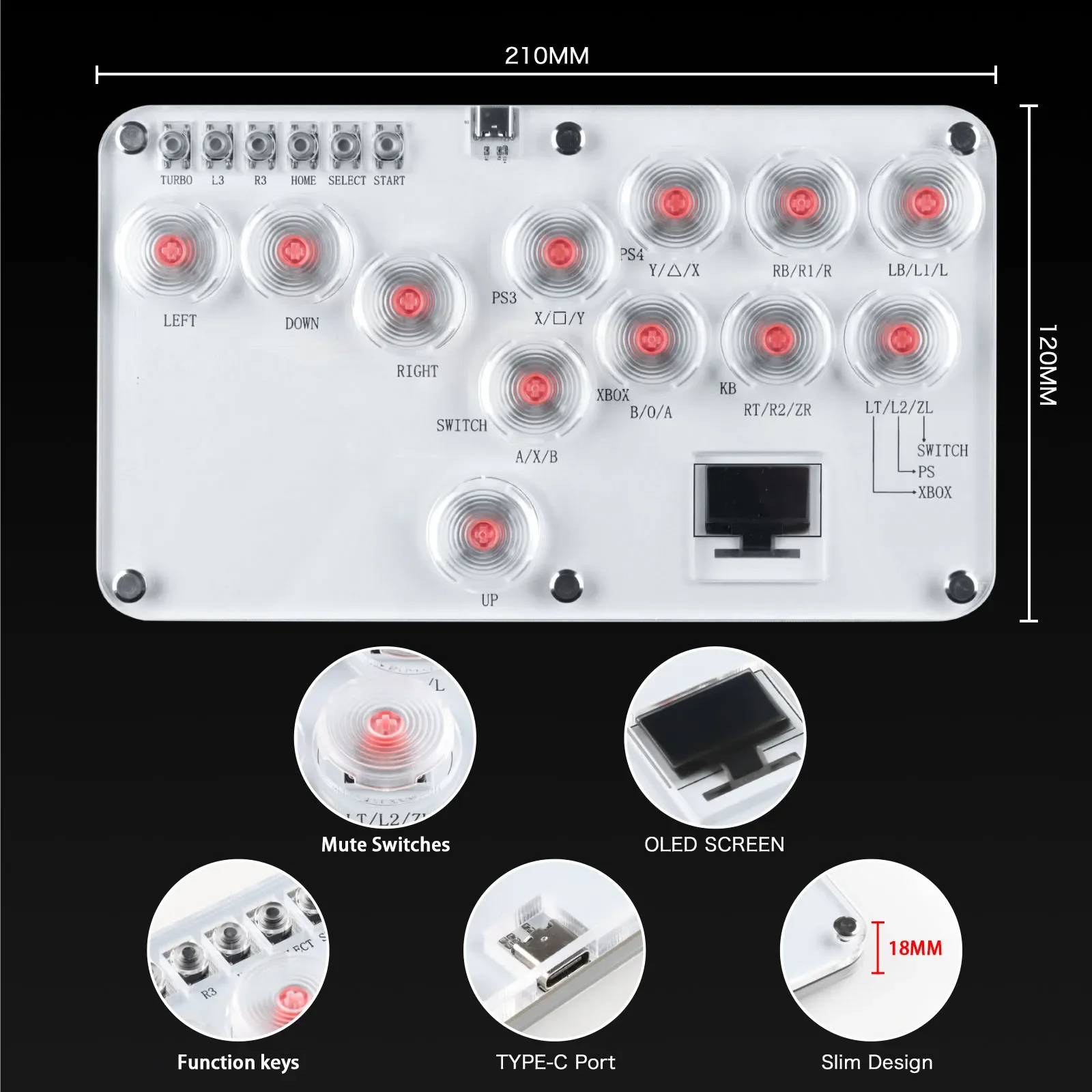 Kontroler bezdźwigniowy Hitbox – Arcade Fight Stick Hitbox Leverless recenzja i cena