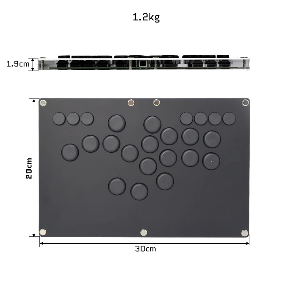 B-PRO Bezprzyciskowy Kontroler – Arcade Fight Stick Hitbox Leverless recenzja i cena