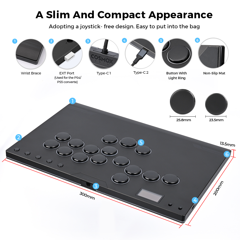 Haute42 M Gen2 Aluminiowy Kont – Arcade Fight Stick Hitbox Leverless recenzja i cena
