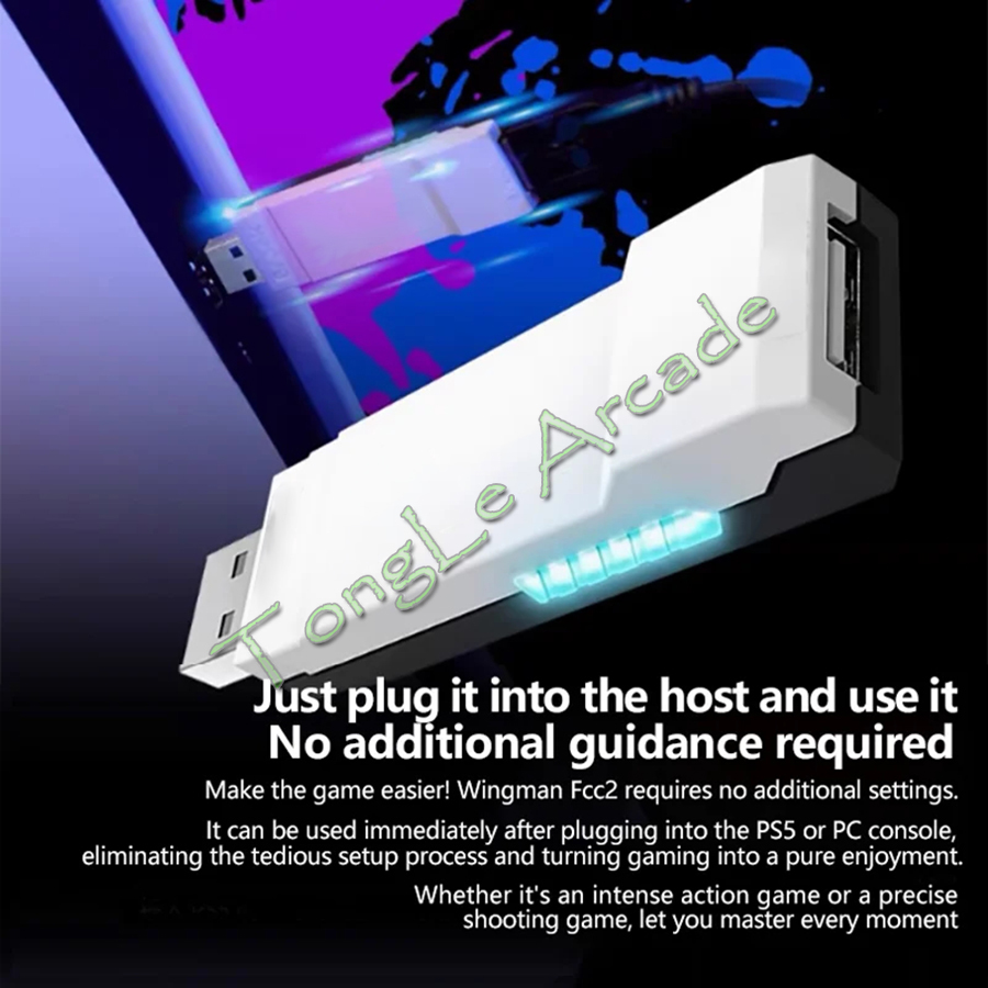 Konwerter Brook Wingman FGC 2  – Arcade Stick For Ps5 Pc Switch recenzja i cena