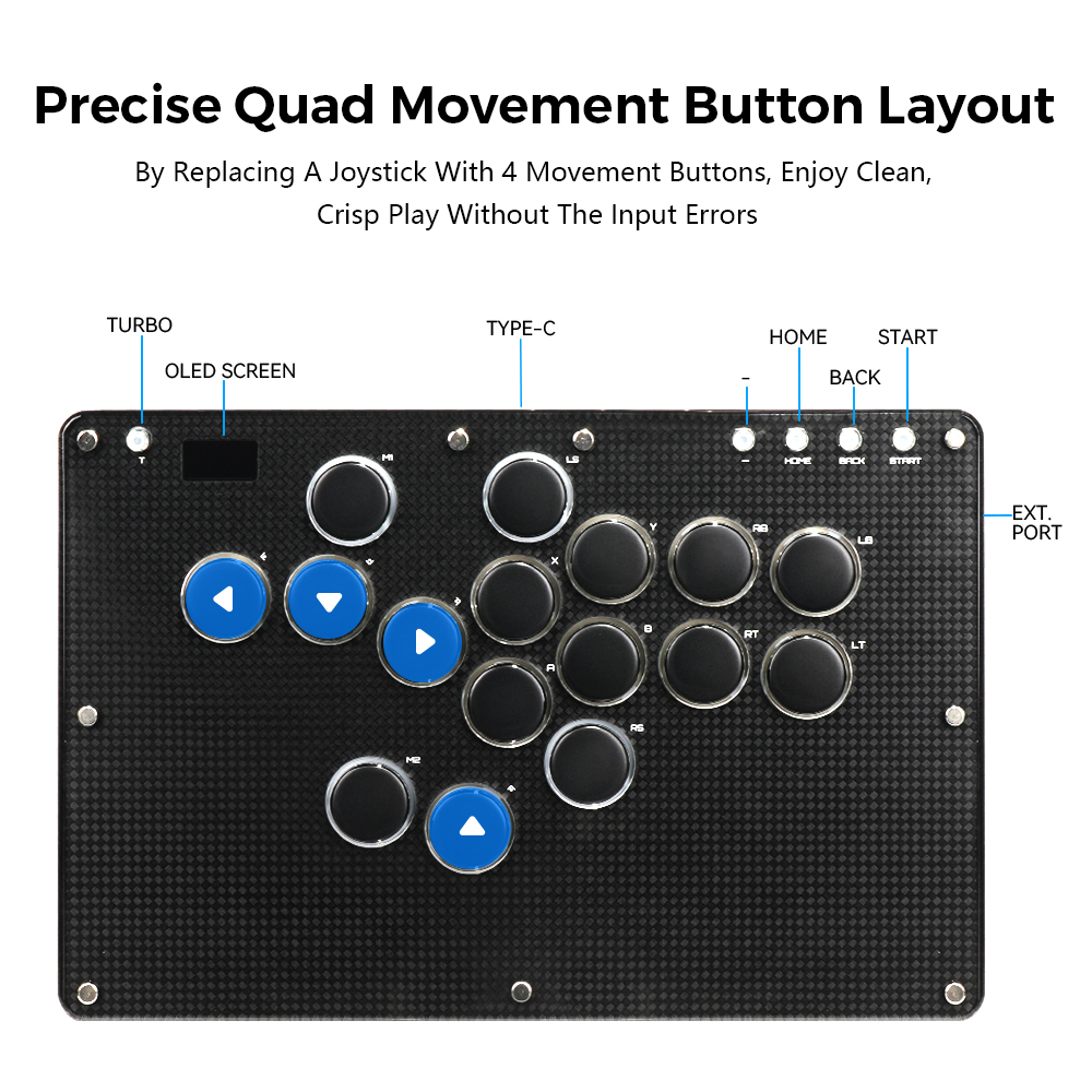 Haute42 T16 - Bezprzewodowy ko – Arcade Stick For Ps5 Pc Switch recenzja i cena